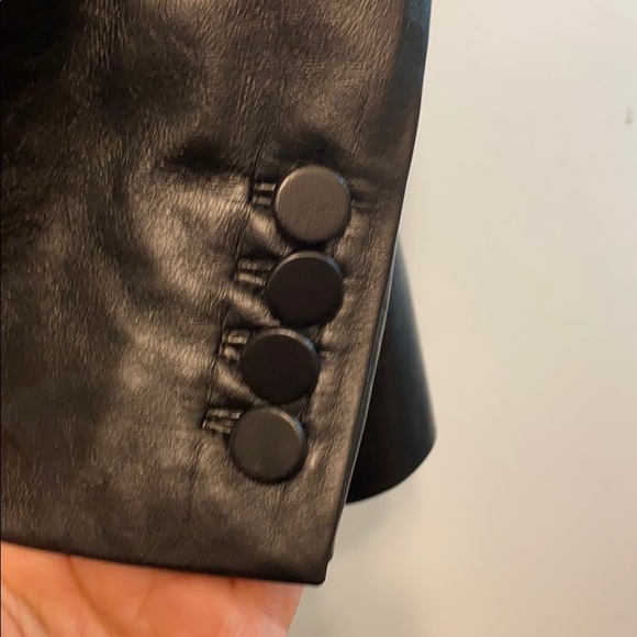 Helmut Lang Boyfriend Relaxed fit Leather Blazer - Picture 14 of 16